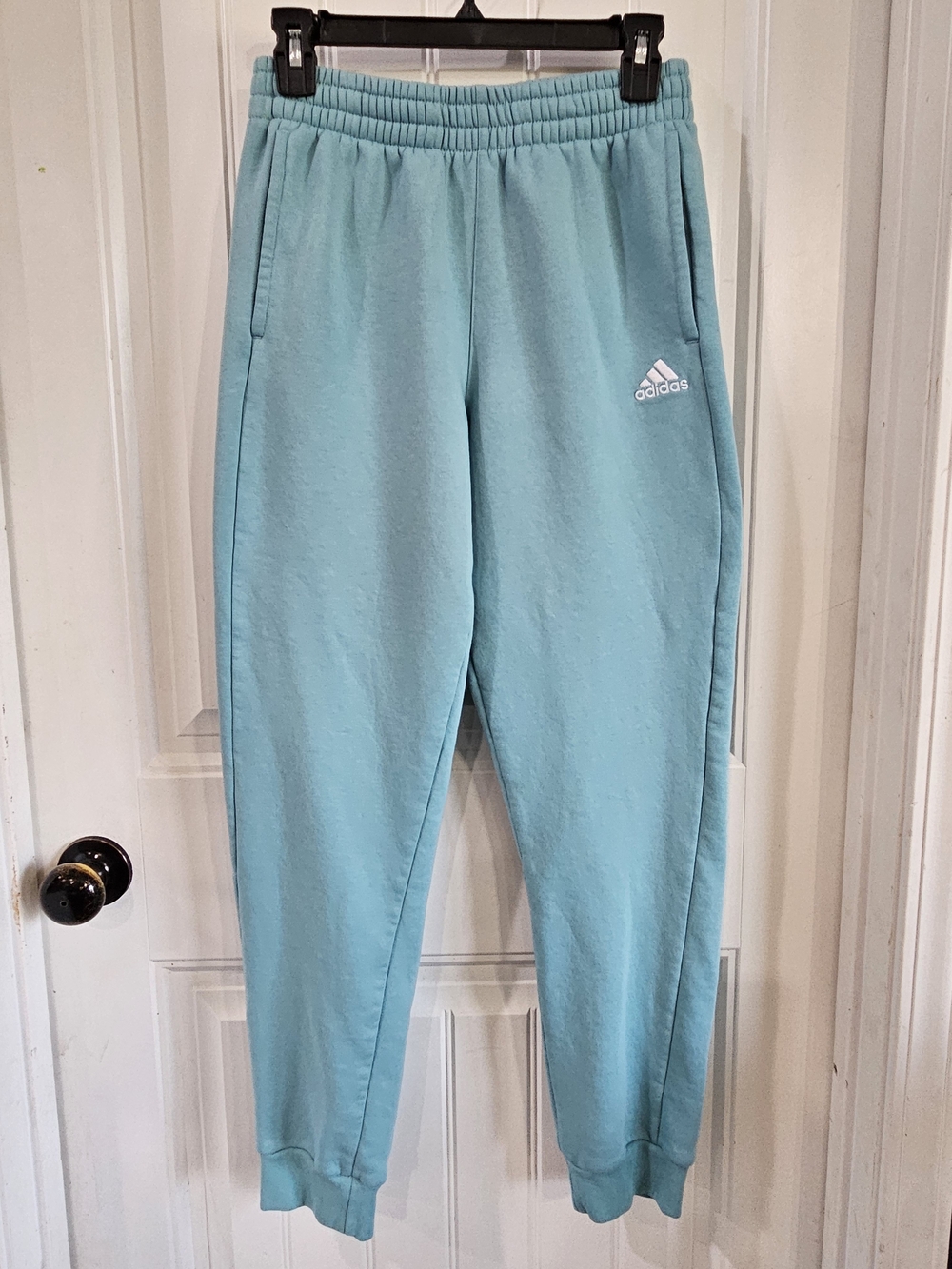 Adidas Youth Turquoise / Teal Jogger Sweatpants Size Large